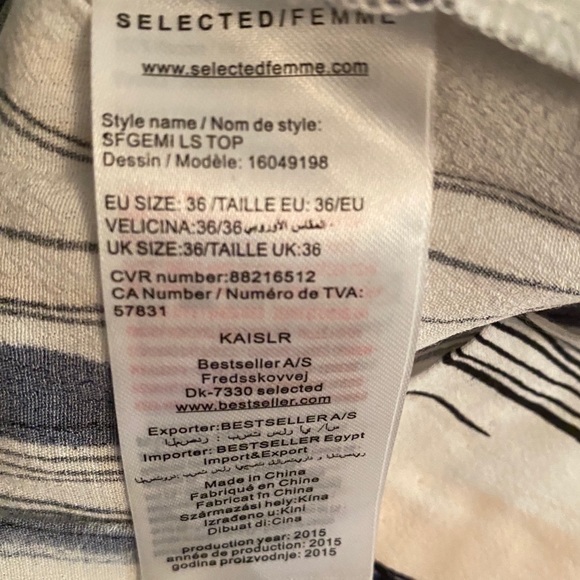 Designer Long-sleeve Blouse - Picture 8 of 9